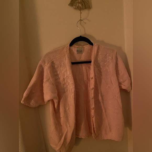 Pastel Pink Throw-Over - Picture 1 of 4